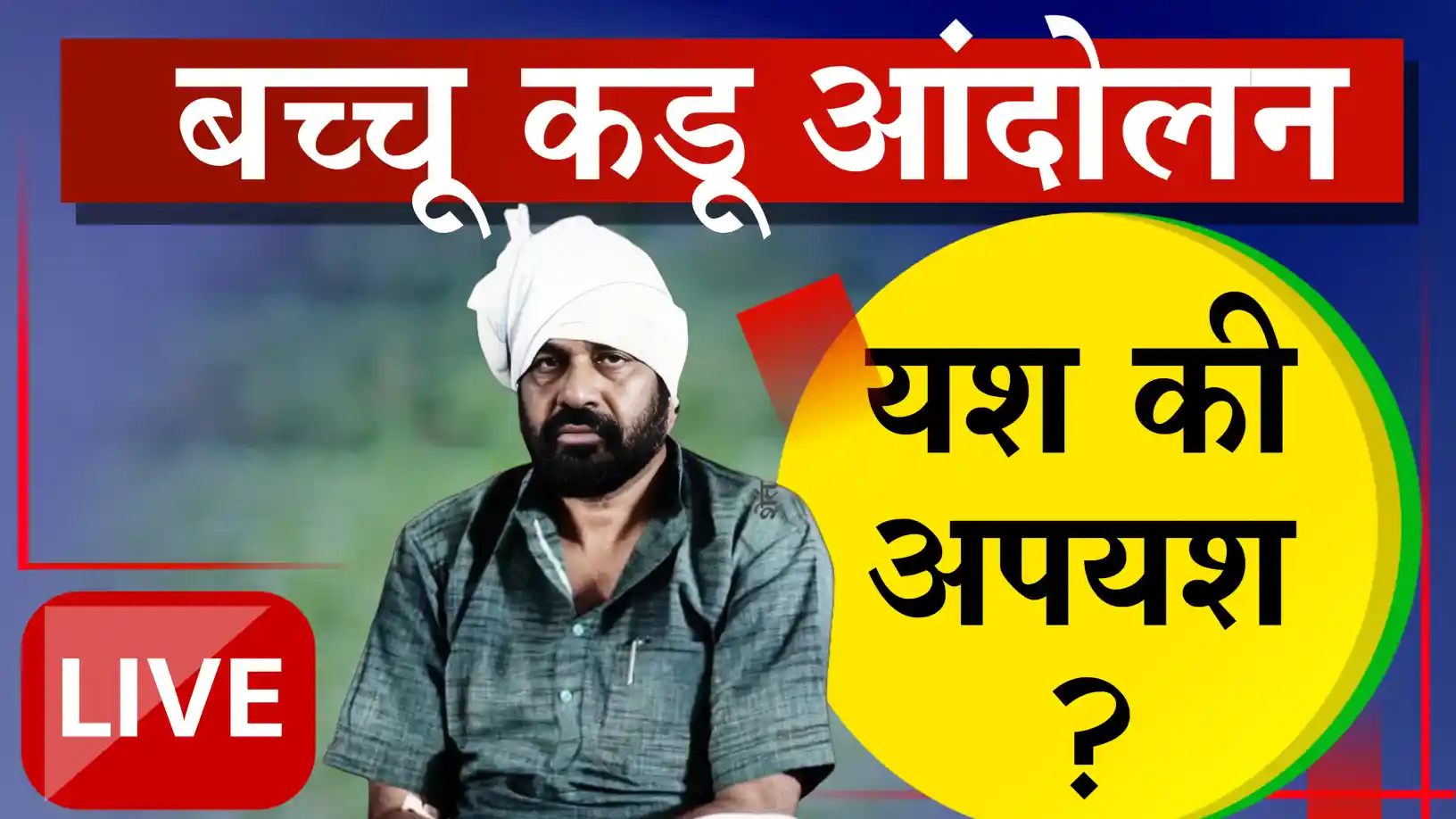 बच्चू कडूंच्या आंदोलन